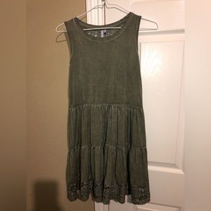 Army/forest green dress